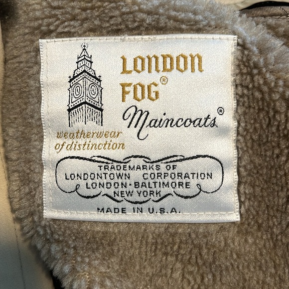 Vintage* pristine condition London fog Trench Coat  small size 6 petite - Picture 4 of 6